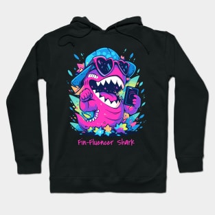 The Fin-Fluencer | A Shark T-Shirt Hoodie